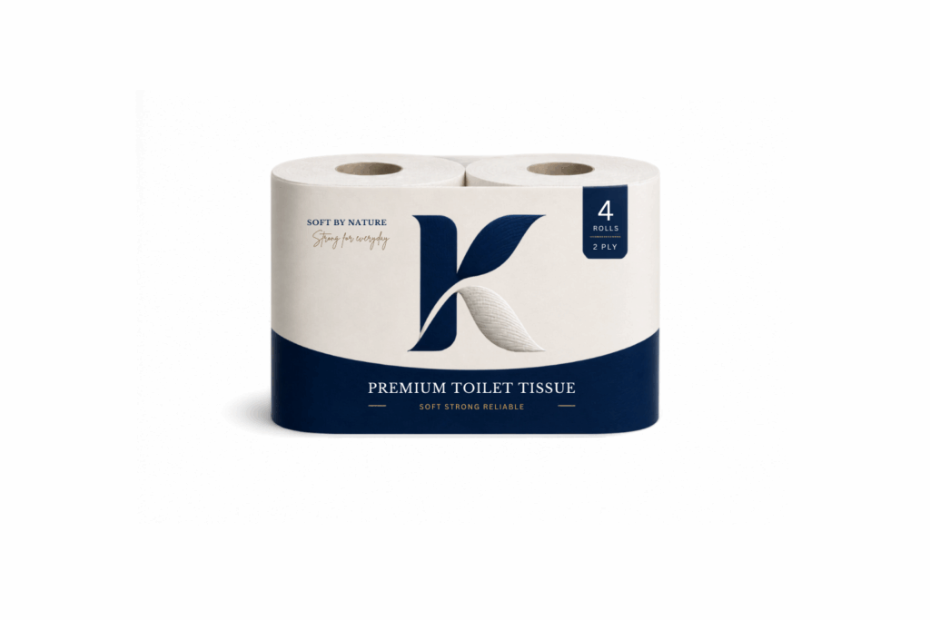 About kadi tissue 4 rolls mockup